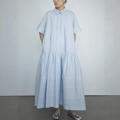 【ワンピース】シンプル 日系・上品 細見え 半袖 ワンピース 【JZシリーズ】