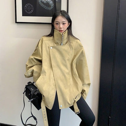 【アウター】フェイクレザー レトロ レトロ ジャケット 【FCシリーズ】