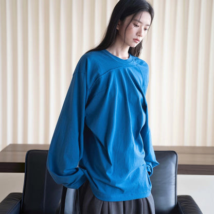 【トップス】デザイン性 アシンメトリー デコンストラクションカット Ｔシャツ 【JZシリーズ】