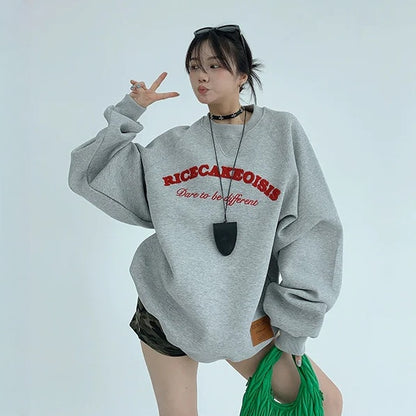 【トップス】春 秋 冬 レトロ ゆったりシルエット 刺繍 パーカー 【FCシリーズ】