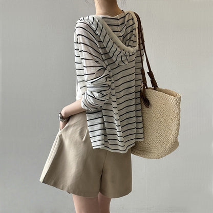 [外套] 夏季防曬連帽針織外套 [SN系列] 