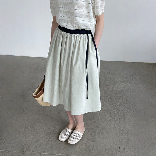 【ボトムス】 着回しやすい  ヒップカバー Aライン フレアスカート 【JZシリーズ】