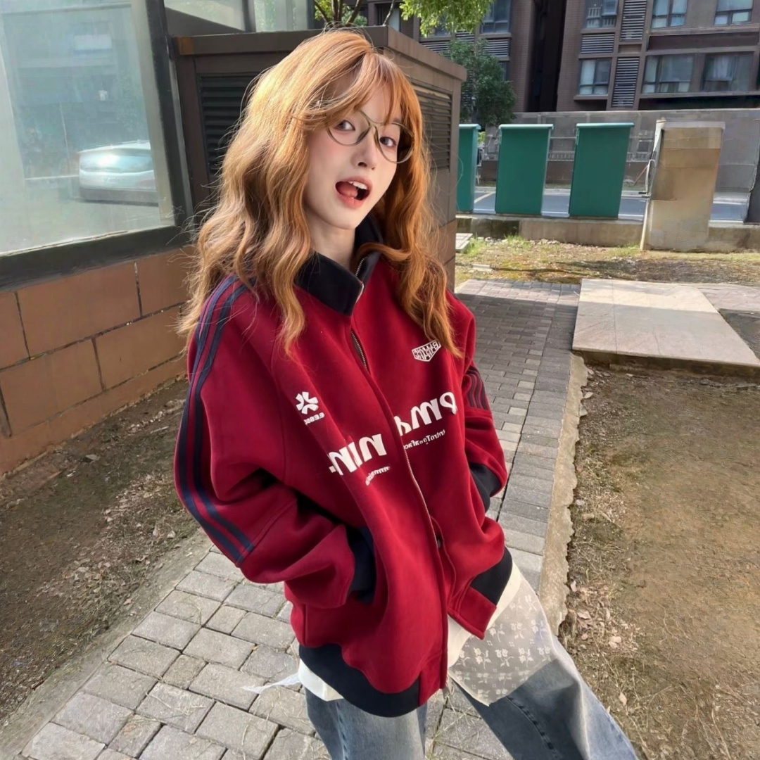 【トップス】春 秋 冬 アメリカン スタンドカラー  ジャケット 【JZシリーズ】