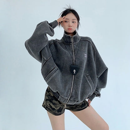 【アウター】春 秋 冬 ヴィンテージ加工 ショート丈 ジャケット 【FCシリーズ】