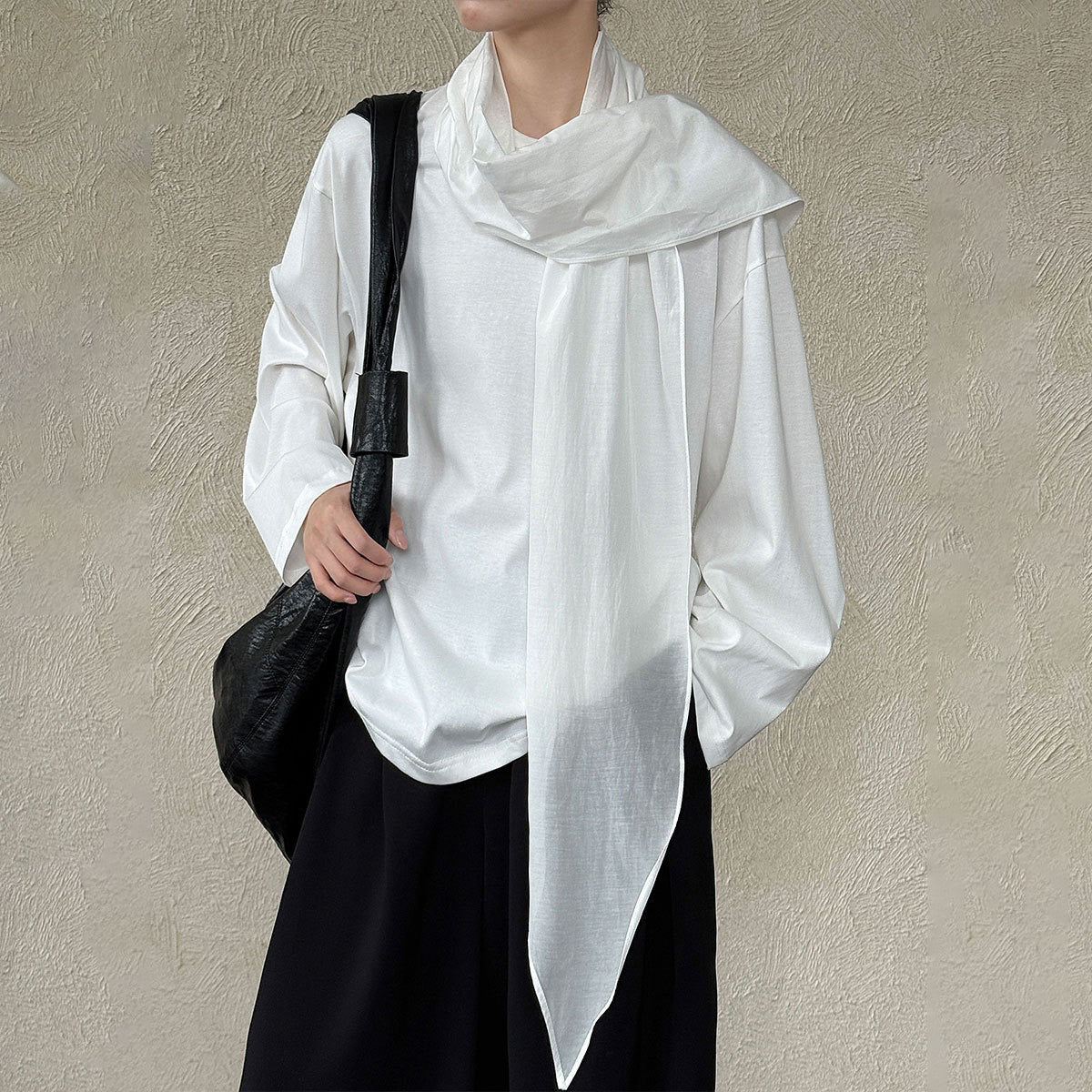 【トップス】秋 韓国風 ブラウス 着回し力抜群 ゆったり シルエットシャツ【SNシリーズ】