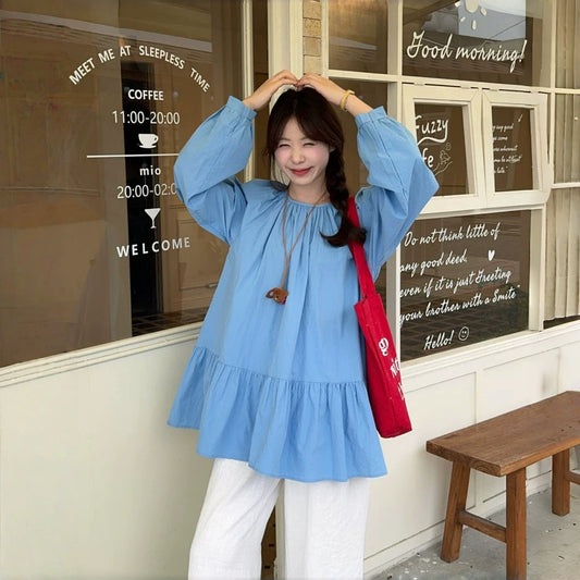 【60%OFF⭐️早い者勝ち】【トップス】プラスサイズ ファッション 合わせやすい 上品 韓国系 ゆったり 痩せ見え シャツ【JZシリーズ】