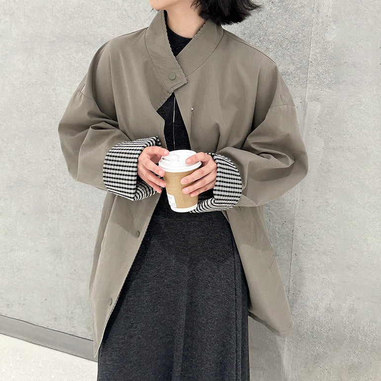 【24AW】【アウター】両面着用可能 高品質 秋 レジャー ジャケット【JZシリーズ】