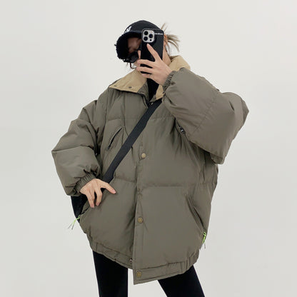 【アウター】デザイン重視♡冬用ショート中綿コート レディース ゆったりカジュアル 小洒落レトロスタイル 綿入れコート【FCシリーズ】