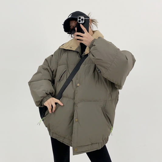 【アウター】デザイン重視♡冬用ショート中綿コート レディース ゆったりカジュアル 小洒落レトロスタイル 綿入れコート【FCシリーズ】