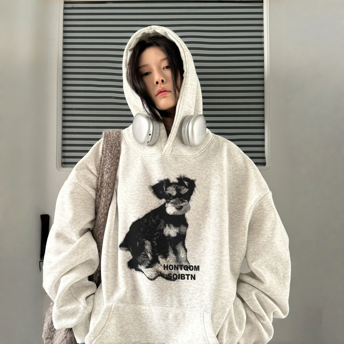 【トップス】oversize レトロ 合わせやすい 若見え  パーカー【FCシリーズ】