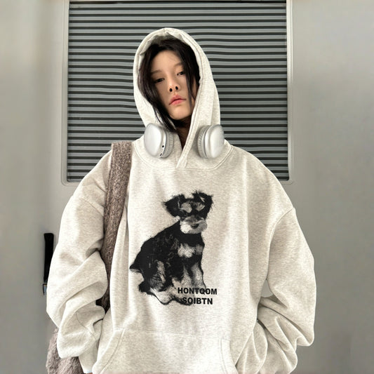 【トップス】oversize レトロ 合わせやすい 若見え  パーカー【FCシリーズ】