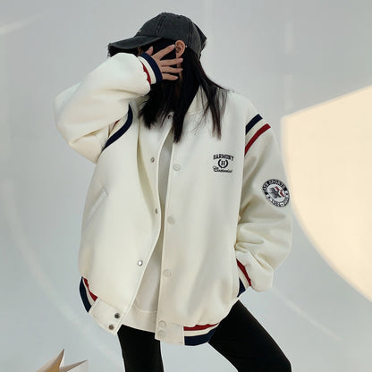 【10～20日内発送】【アウター】切り替え 刺繍 春秋 ジャケット 【FCシリーズ】