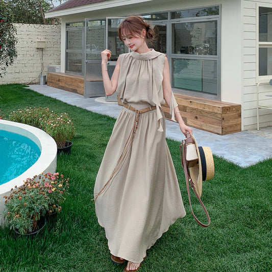 2点セット！【セットアップ】フレンチ風 リゾート ブラウス＋スカート レディース 夏 上下セット ゆったり リラックス感 大人フェミニン【JZシリーズ】