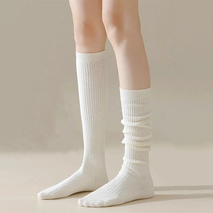 【グッズ】春夏秋冬 合わせやすい しま模様 ハイソックス