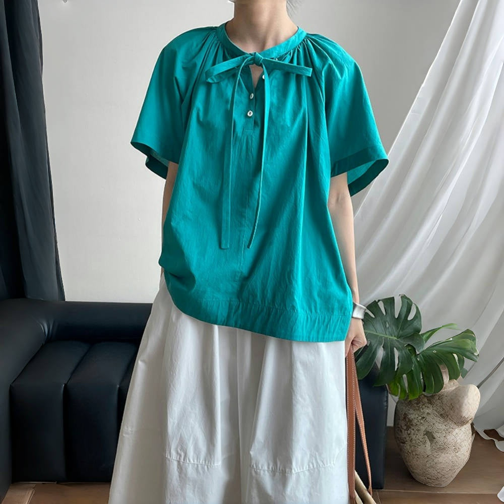 【トップス】夏 プルオーバー きれいめ ブラウス 【JZシリーズ】