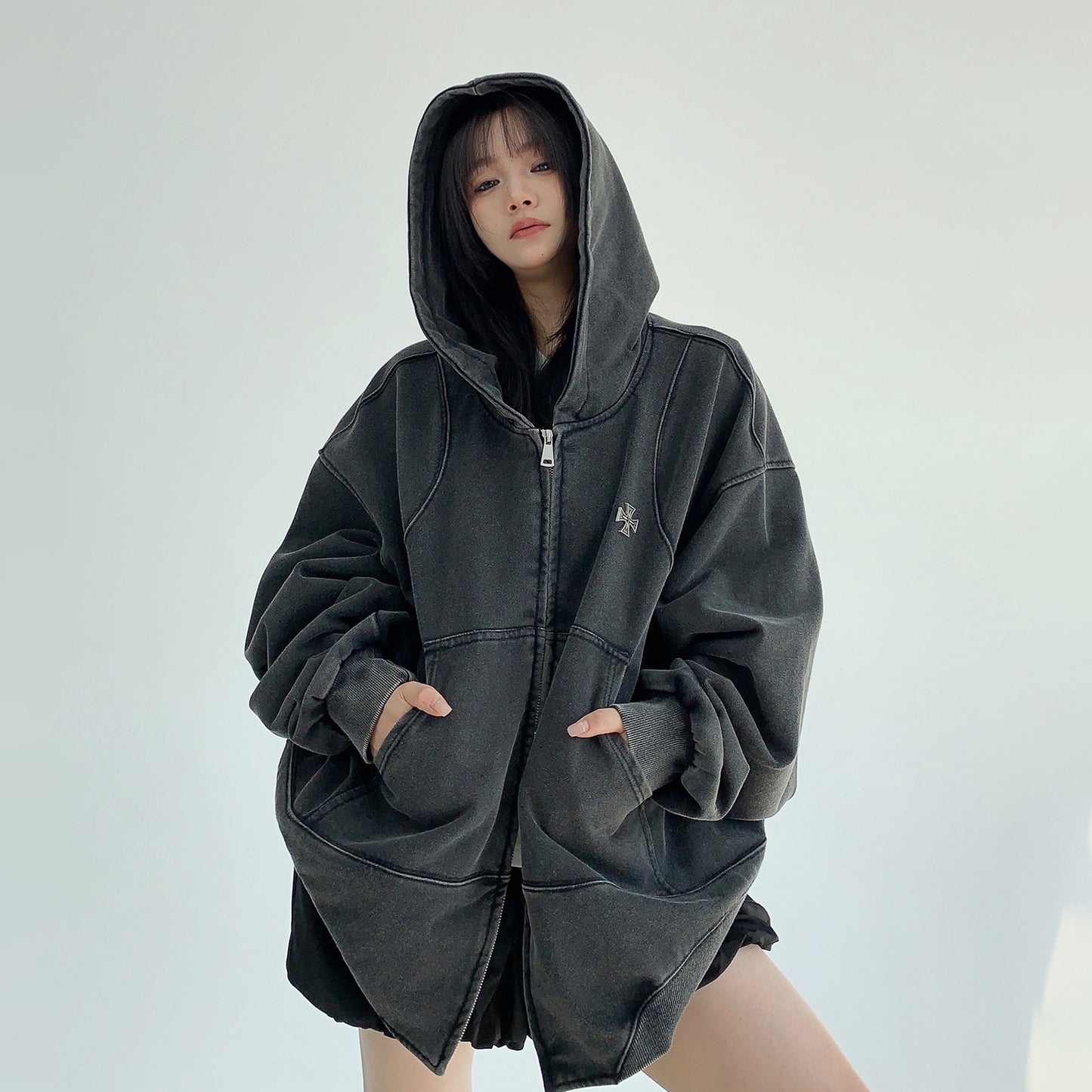 [外套] 美式春秋復古連帽外套 [FC系列]