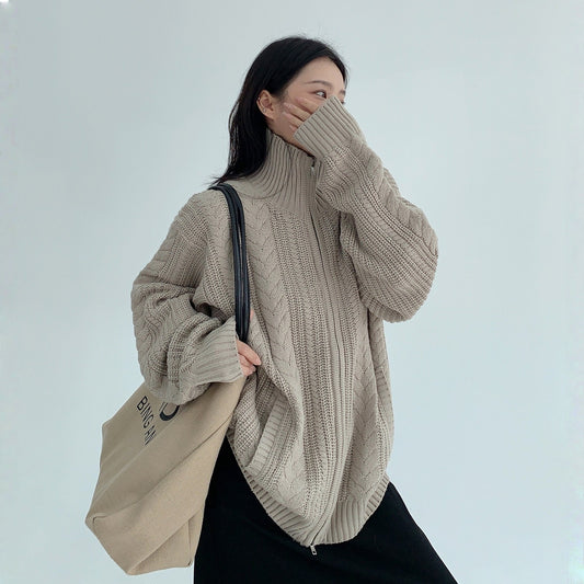 【トップス】レトロ 抜け感 個性的 ニット 【FCシリーズ】