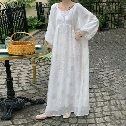 【ワンピース】5カラー 柔らかい雰囲気 2WAY 着痩せ効果 おしゃれな長袖ワンピース