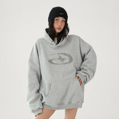 【トップス】✨上品に輝く ゆるめ×抜け感フーディー レディース パーカー【FCシリーズ】