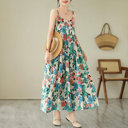 【ワンピース】大人可愛いフレアキャミワンピ｜大きいサイズ対応 ノースリーブワンピース【SHシリーズ】