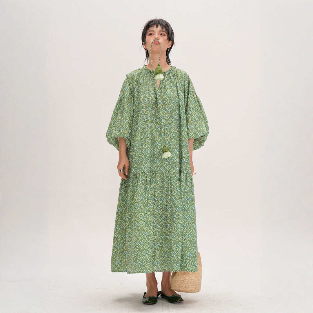 【ワンピース】【15～18日内発送】レトロ ドット柄 大きいサイズ ワンピース 【JZシリーズ】