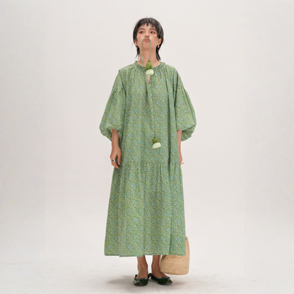 【ワンピース】【15～18日内発送】レトロ ドット柄 大きいサイズ ワンピース 【JZシリーズ】