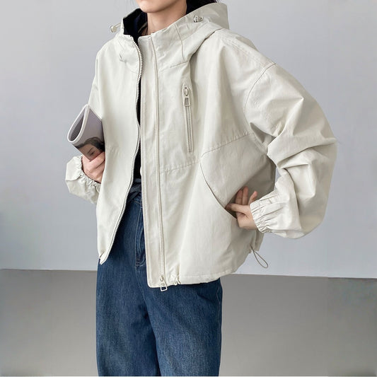 【アウター】春 秋 フード付き マウンテンパーカー ジャケット 【JZシリーズ】