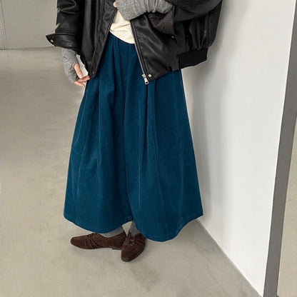 【ボトムス】コーデュロイ 細見え 春 秋 冬 ワイドパンツ  【JZシリーズ】