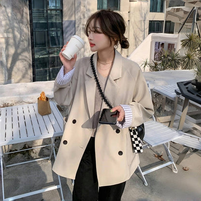 【アウター】 スーツジャケット レディース 春秋 高級感 デザイン性あり レトロ香港風 韓国系おしゃれ【SNシリーズ】