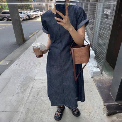 【ワンピース】夏 エレガント レトロ 半袖 ワンピース