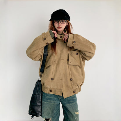 【アウター】新作 香港風 レトロ 春秋 カジュアル ジャケット【FCシリーズ】