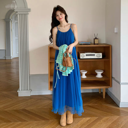 2点セット！【セットアップ】この透け感がたまらない…♡ 透かしカバーアップ×ノースリーブワンピース セット リゾートコーデ 体型カバーも◎【JZシリーズ】