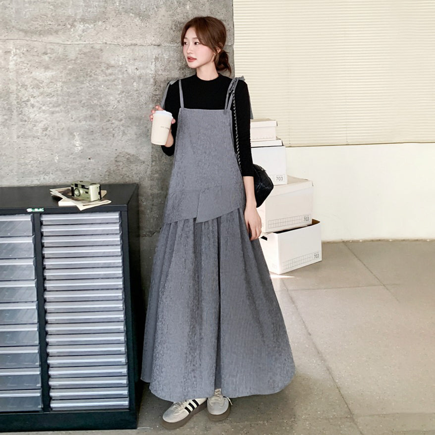 2点セット！【セットアップ】おしゃれトップス＋キャミソールワンピースセット レディース 春夏コーデ トレンド感 大人可愛い【JZシリーズ】