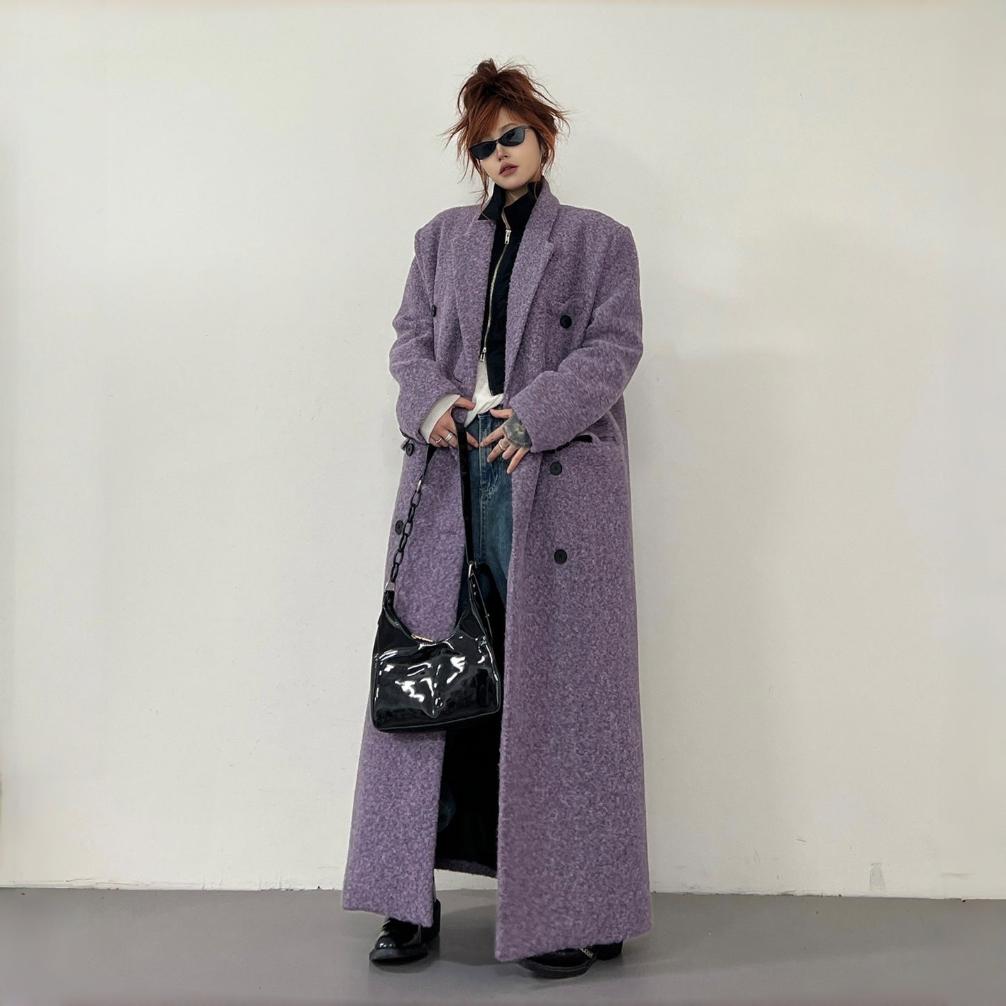 【アウター】韓国風 気質よい 新作 ダブルブレスト 高級感 秋冬 コート【FCシリーズ】