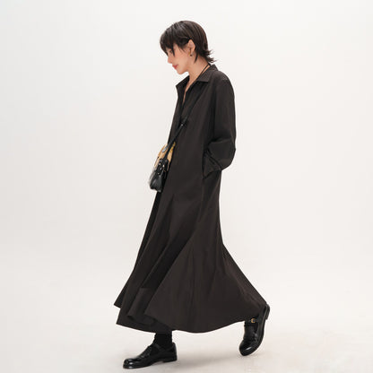 【ワンピース】レトロ ワンピース レディース 大きいサイズ ゆったり 体型カバー ミディアム丈 ロングワンピース 初秋【JZシリーズ】