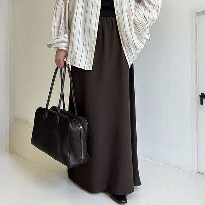 【ボトムス】春 秋 冬 ストレート 万能 細見え ハイウエスト スカート 【JZシリーズ】