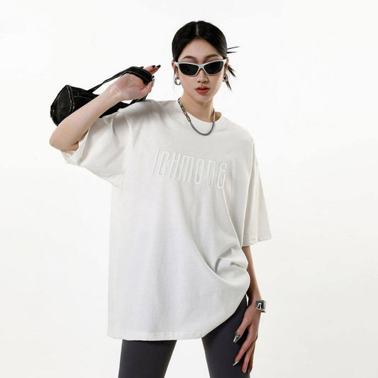 【トップス】アメリカンレトロ 夏 oversize ゆったり 合わせやすい 半袖Tシャツ【FCシリーズ】