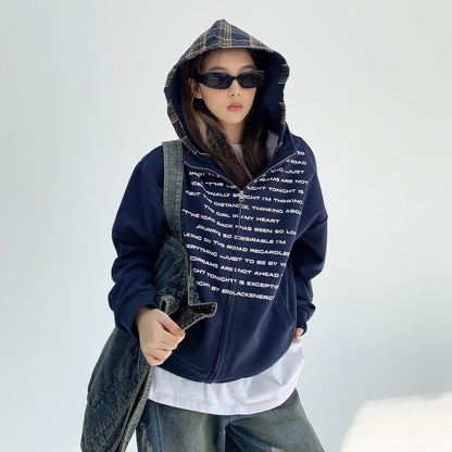 [外套] 春秋印花短連帽外套 [FC系列]