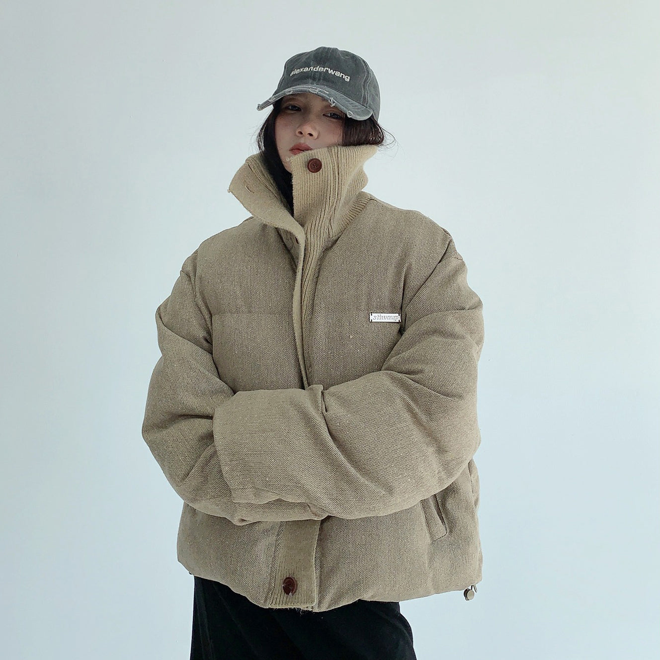 【アウター】防寒もおしゃれも叶う✨ショート丈中綿ジャケット レディース レトロデザイン 綿入れコート【FCシリーズ】