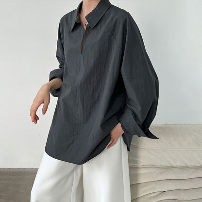 【トップス】デザイン感 シャツ レディース 秋新作 きれいめカジュアル 通勤 ゆったり シンプル【SNシリーズ】