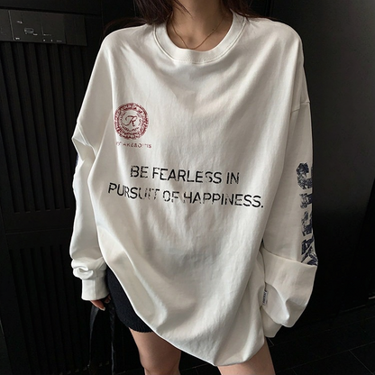 【トップス】ゆったり アメカジ ヴィンテージ加工  ロゴプリント Ｔシャツ 【FCシリーズ】