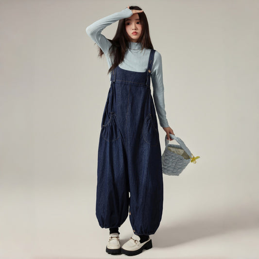 【ボトムス】カジュアル ゆったり oversize 合わせやすい オールインワン【JZシリーズ】