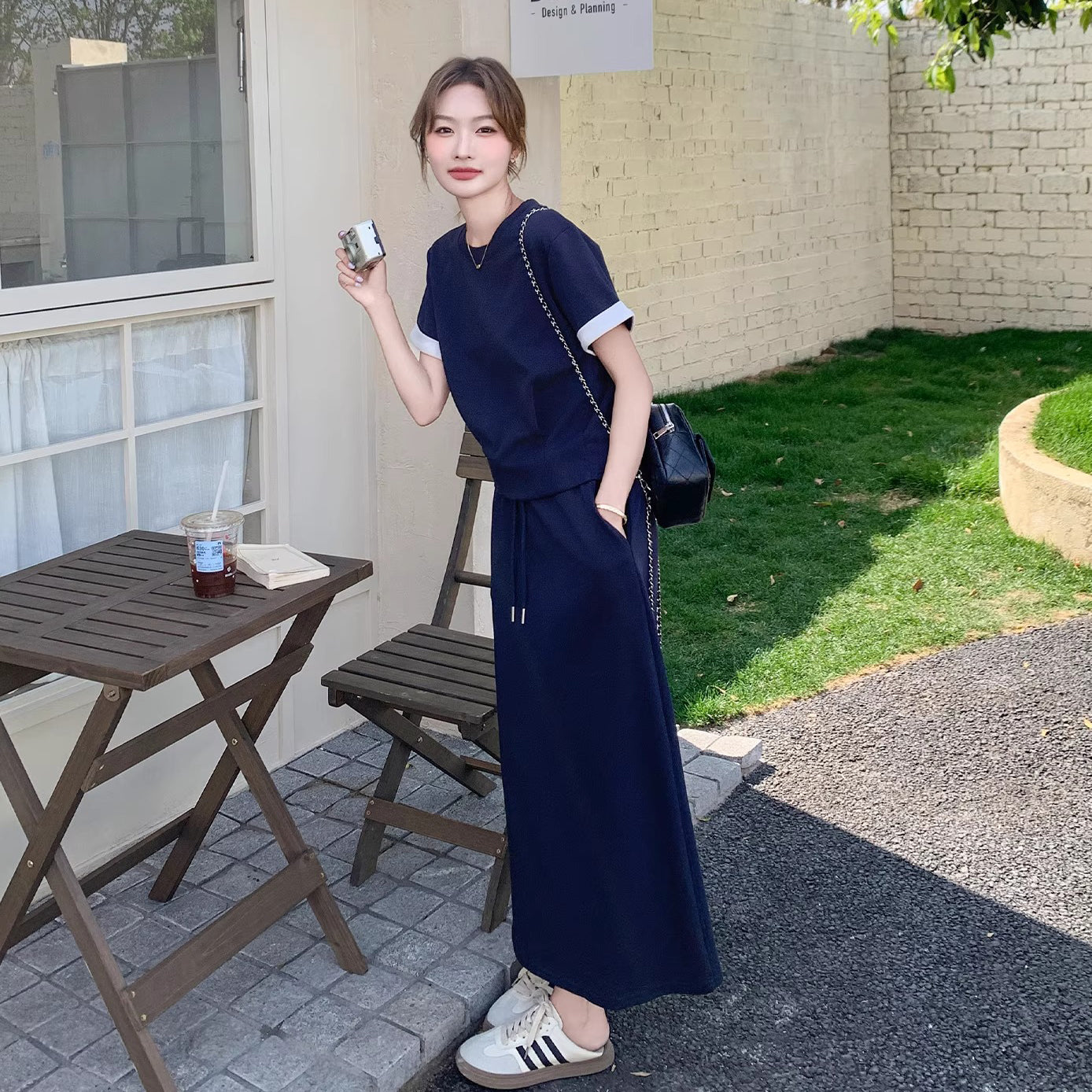 2点セット！【セットアップ】夏 体型カバー＆若見えカジュアル