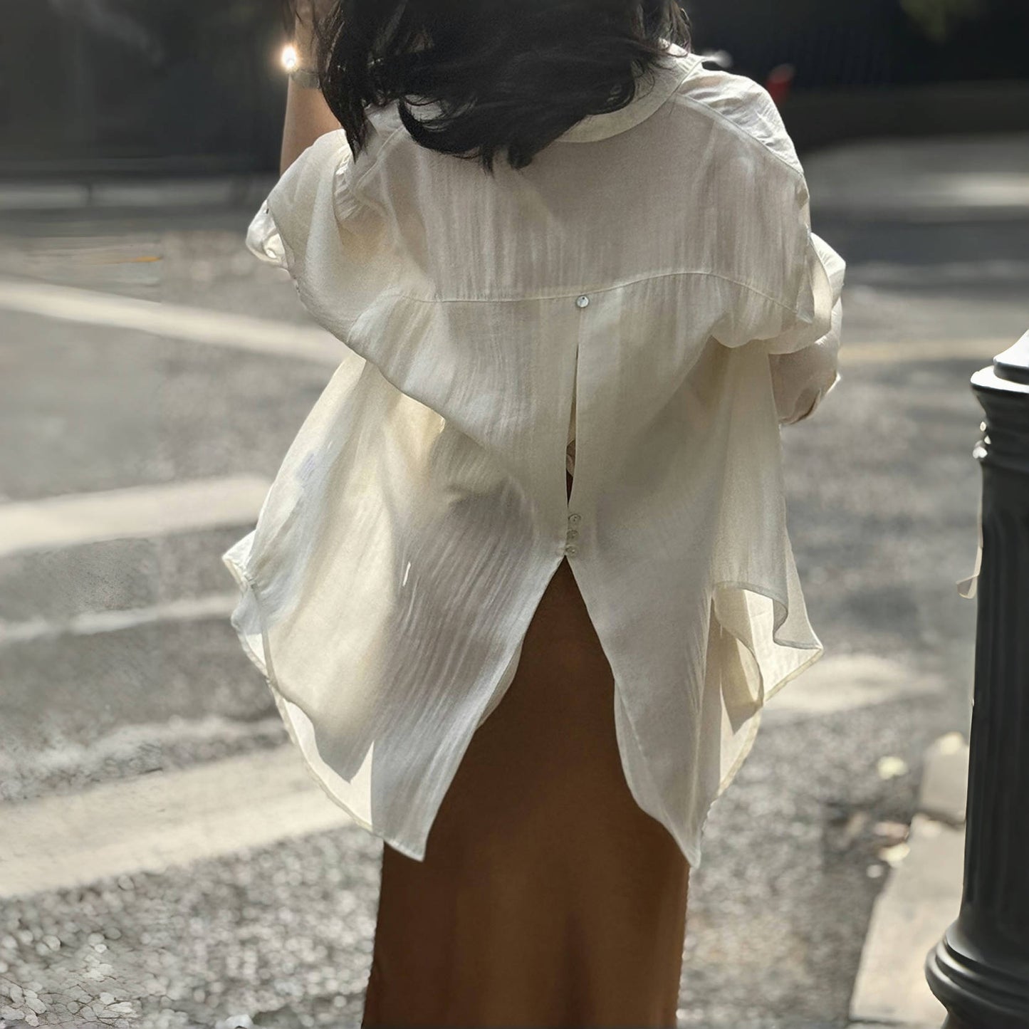 【トップス】夏 日焼け止め ルーズ シャツ 【SNシリーズ】