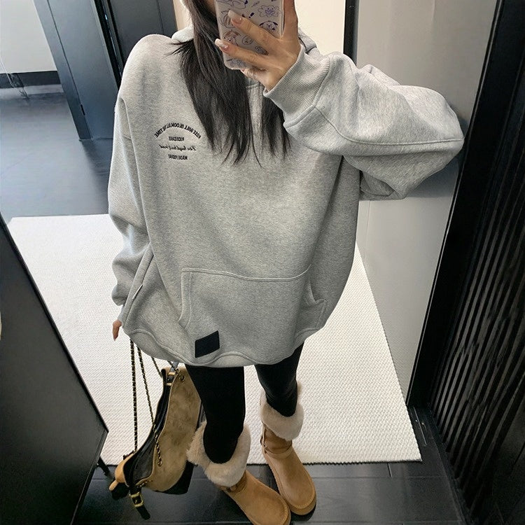 【トップス】裏起毛 プリント 春 秋 冬 フード付き パーカー 【FCシリーズ】