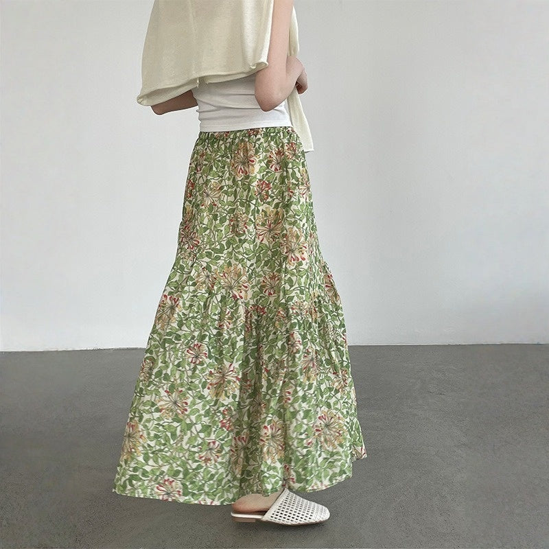 期間限定⭐️60%OFF【ボトムス】ドーパミン 爽やか 合わせやすい ミモレ丈スカート【SHシリーズ】