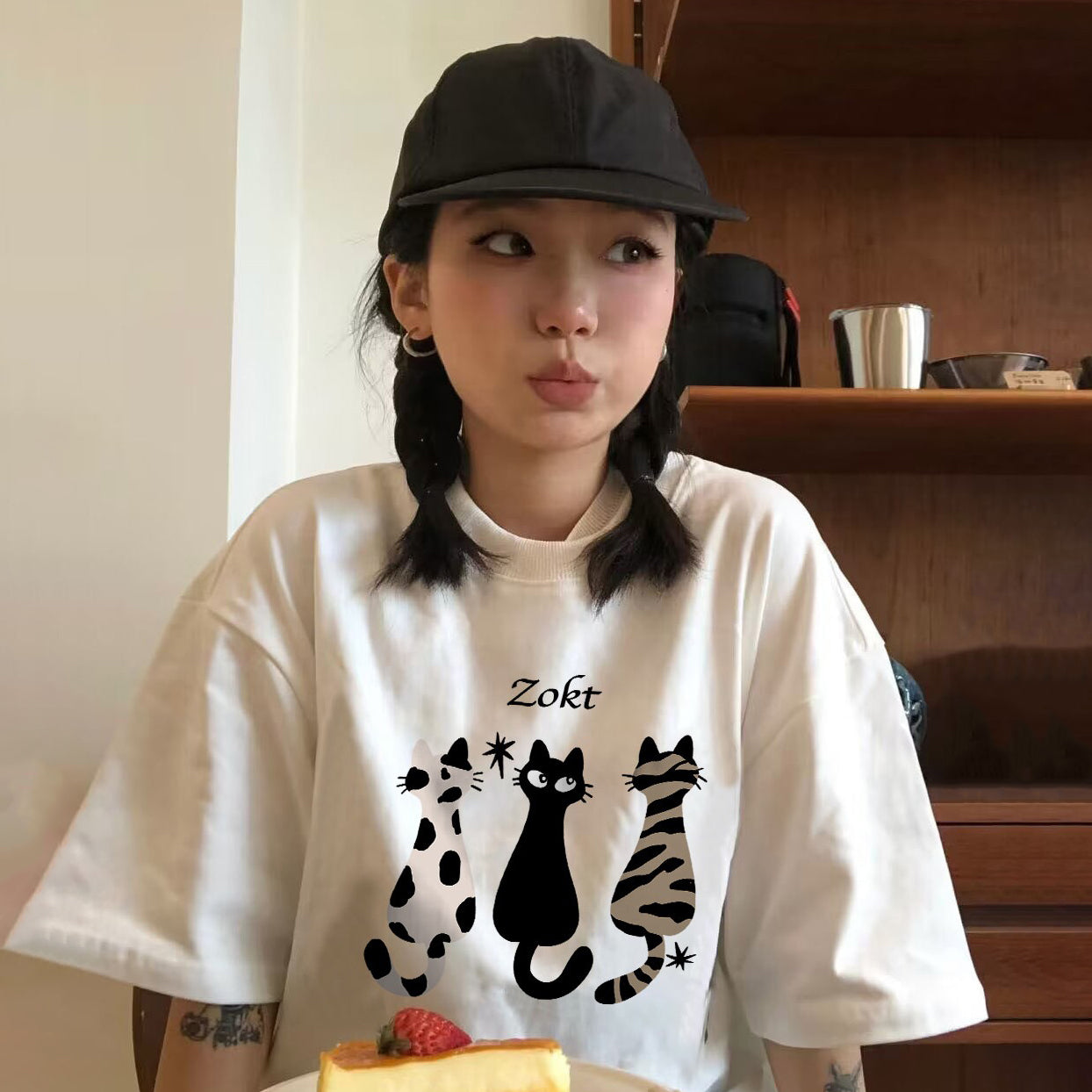 【トップス】人気急上昇 ヘビーウェイト 半袖Tシャツ レディース 夏トレンド アメリカンレトロ デザインカットソー【FCシリーズ】