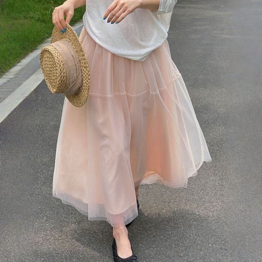 【ボトムス】バレエソング フェミニンでやさしい雰囲気 シアースカート 【JZシリーズ】
