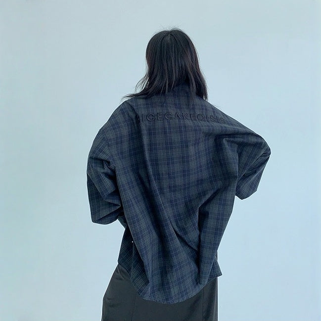 【トップス】春 秋 冬 アメリカン ヴィンテージ 加工 刺繍入り 長袖 シャツ 【FCシリーズ】