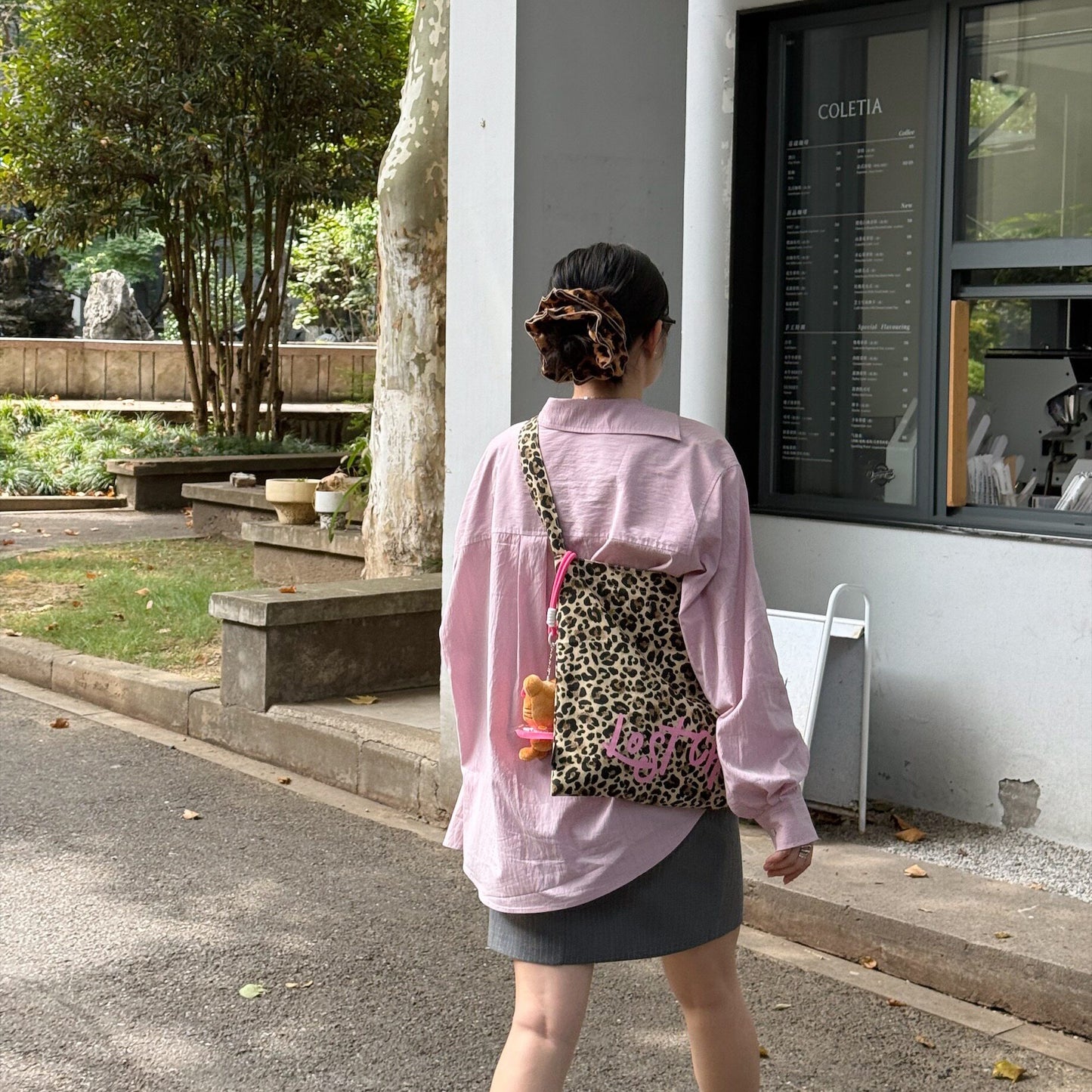【バッグ】日系レトロ ヒョウ柄バッグ レディース 斜め掛けバッグ ミニバッグ トレンドデザイン